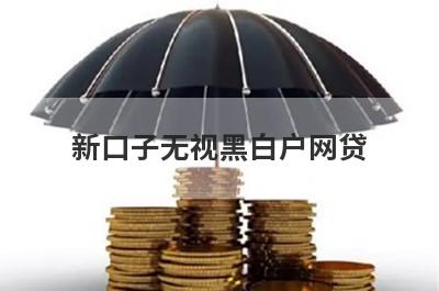 新口子无视黑白户网贷，网黑能下款的口子