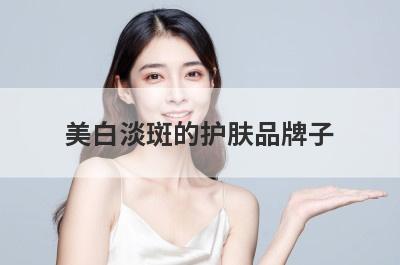 美白淡斑的护肤品牌子