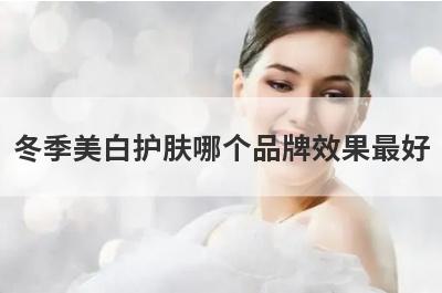 冬季美白护肤哪个品牌效果最好