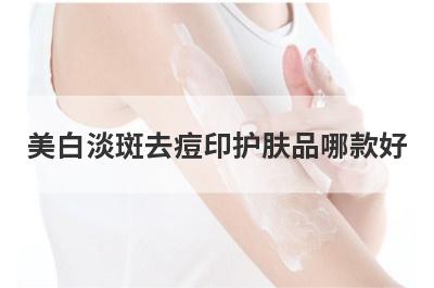 美白淡斑去痘印护肤品哪款好