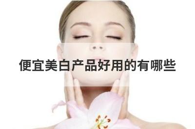 便宜美白产品好用的有哪些