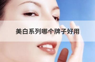 美白系列哪个牌子好用