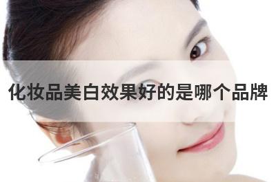 化妆品美白效果好的是哪个品牌