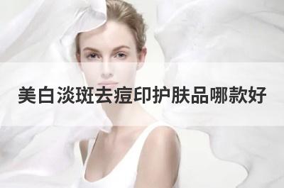美白淡斑去痘印护肤品哪款好