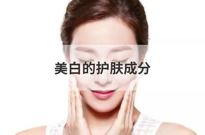 美白的护肤成分