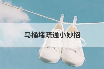 马桶堵疏通小妙招