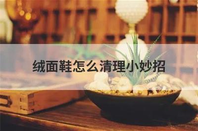 绒面鞋怎么清理小妙招