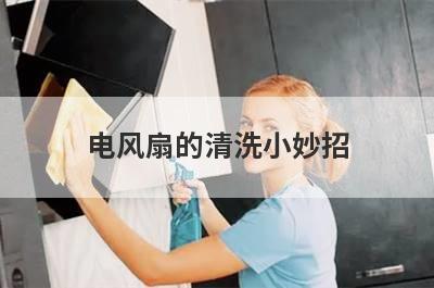 电风扇的清洗小妙招