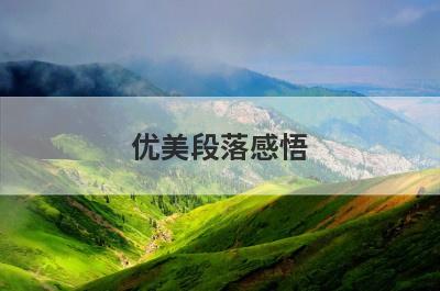 优美段落感悟