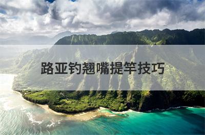 路亚钓翘嘴提竿技巧