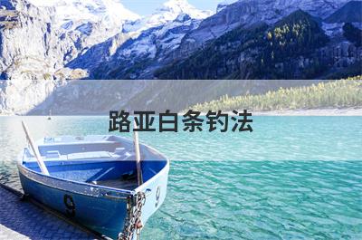 路亚白条钓法