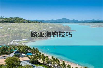 路亚海钓技巧