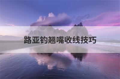 路亚钓翘嘴收线技巧