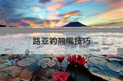 路亚钓翘嘴技巧