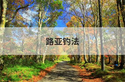 路亚钓法