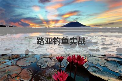 路亚钓鱼实战