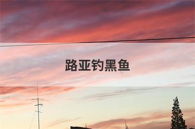 路亚钓黑鱼