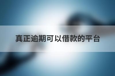 真正逾期可以借款的平台？盘点黑户逾期可以借款的口子