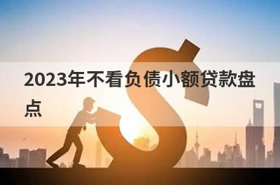 2023年不看负债小额贷款盘点，这几个不看负债小额贷款借钱容易下款，到账快！