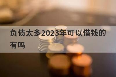 负债太多2023年可以借钱的有吗？精选5个过度负债也能下款贷款平台