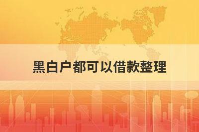 黑白户都可以借款整理，这些小额贷款平台借款流程简单，更容易借款！