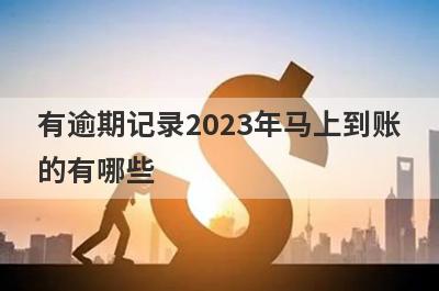 有逾期记录2023年马上到账的有哪些？盘点5个网贷逾期秒下款