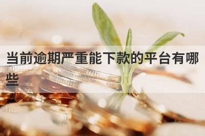 当前逾期严重能下款的平台有哪些？推荐5个借款能秒过口子