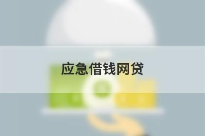 应急借钱网贷 个人应急小额贷款