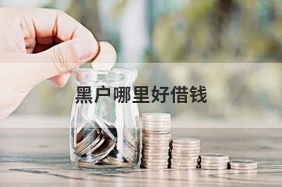 黑户哪里好借钱？盘点几个无视黑户容易下款的平台