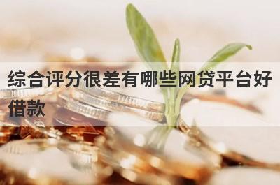 综合评分很差有哪些网贷平台好借款？试试这5个借款简单的平台