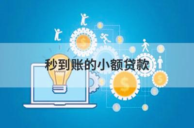 秒到账的小额贷款(无视黑白的贷款口子)
