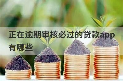 正在逾期审核必过的贷款app有哪些？这5个黑户逾期审核必过