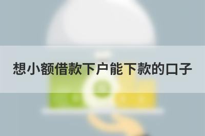 想小额借款下户能下款的口子？可以试试这些必下款的贷款正规，支持闪电放款