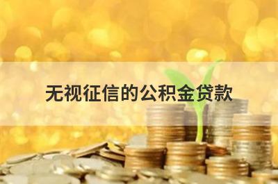 无视征信的公积金贷款（小额借钱不用审核的平台2023）