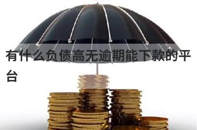 有什么负债高无逾期能下款的平台？可以试试这五个小额贷款