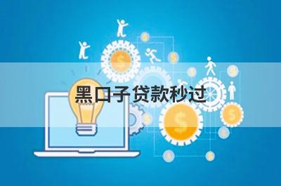 黑口子贷款秒过（小额贷款500元好通过的）