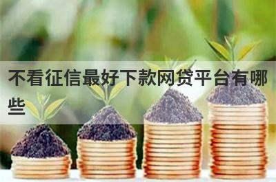 不看征信最好下款网贷平台有哪些？独家盘点5个征信不好能下款的口子