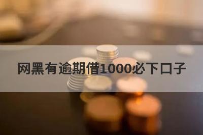 网黑有逾期借1000必下口子，这5个网黑有逾期马上到账