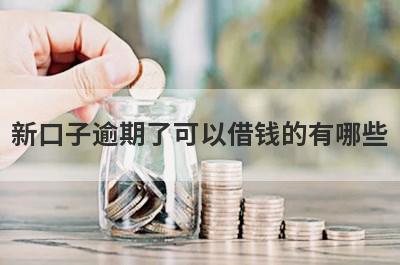 新口子逾期了可以借钱的有哪些？整理5个逾期了必下款平台