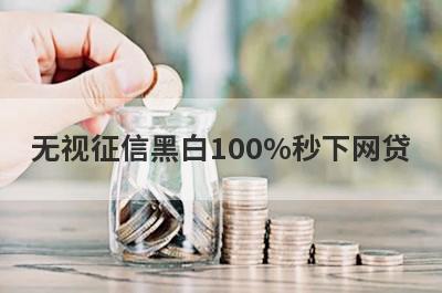 无视征信黑白100%秒下网贷 无视黑白秒下网贷