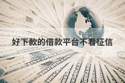 好下款的借款平台不看征信 整理5个不查征信的贷款平台