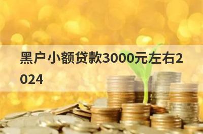 黑户小额贷款3000元左右2024，挑选5个黑户小额贷款3000元左右2024，能借到钱秒到账