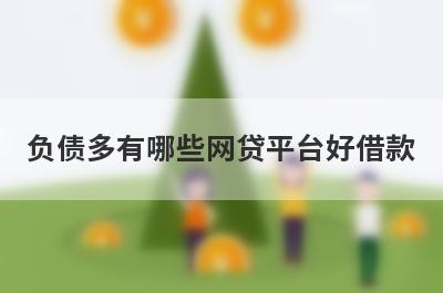 负债多有哪些网贷平台好借款？试试这5个借款简单的平台