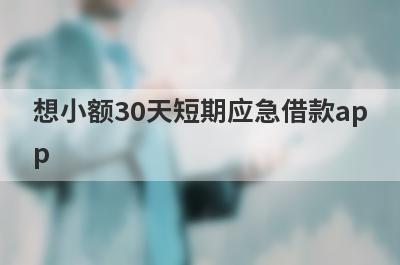 想小额30天短期应急借款app？可以试试这些借款容易的借款平台