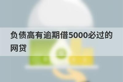 负债高有逾期借5000必过的网贷 5个负债高有逾期必下款口子