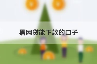 黑网贷能下款的口子 独家盘点2024年下款快容易通过的网贷
