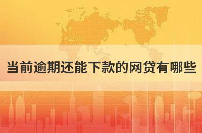 当前逾期还能下款的网贷有哪些？独家盘点5个2024年下款快不看征信的网贷