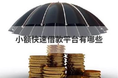 小额快速借款平台有哪些？这些平台可以试试