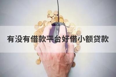 有没有借款平台好借小额贷款？独家盘点容易借款的小额贷，申请简单！