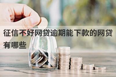 征信不好网贷逾期能下款的网贷有哪些？这五个贷款，快速到账